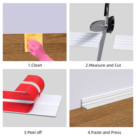 Perfect Peel And Stick Floor Molding For Home Style