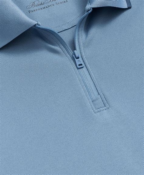 Performance Series Quarter-Zip Pique Polo Shirt