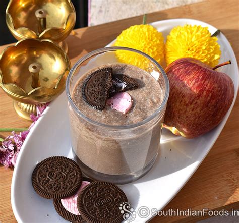 Apple oreo milkshake-How to make-Step by step photos