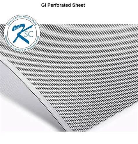 Perforated Sheet - GI Perforated Sheet Trader - Wholesaler ...