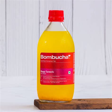 Kombucha-Mango Turmeric 500ml (CHN) – Bombucha.in