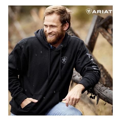 Ariat Logo Hoodie, XL - Black (1 each) Delivery or Pickup Near Me - Instacart
