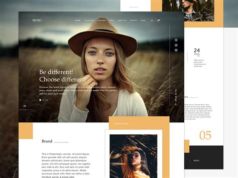 Image result for RetroUI Website Design