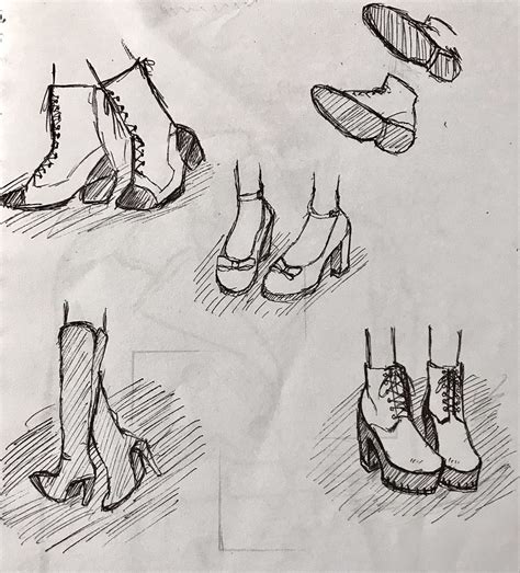 Image result for Tutorial Drawing of Shoes