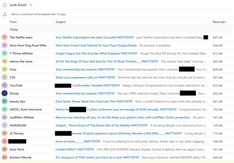 Image result for Junk Folder E-Mail Code