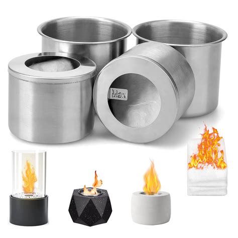 Buy Kigniote Ethanol Burner Set Bioethanol Burner Pot Combustion ...