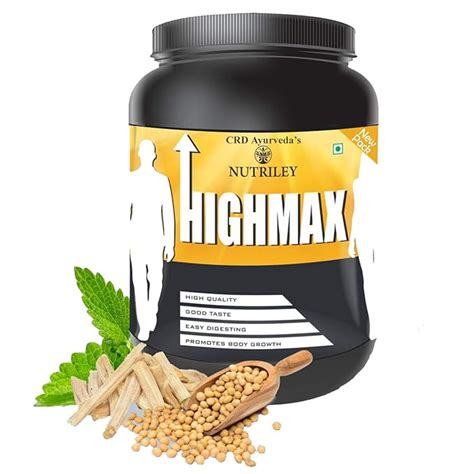 Buy CRD Ayurveda Highmax Body Growth Supplement - 500 g (Banana) Online ...