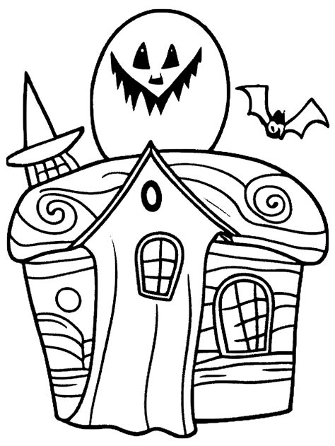 Easy Halloween Coloring Pages - Printable Aesthetic