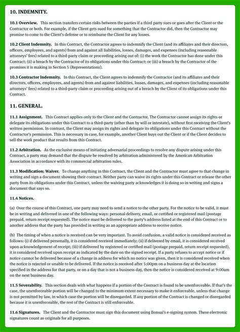 Image result for Simple Contract Example