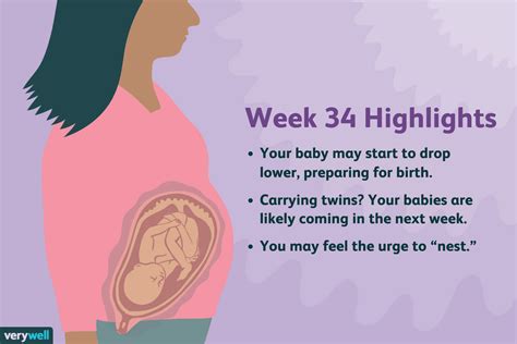 34 Weeks Pregnant: Symptoms, Baby Development, and More