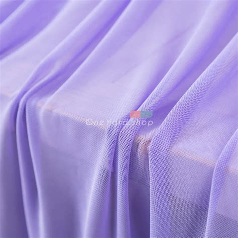 Wisteria 4-way High-elastic Power Mesh Tulle Fabric - OneYard