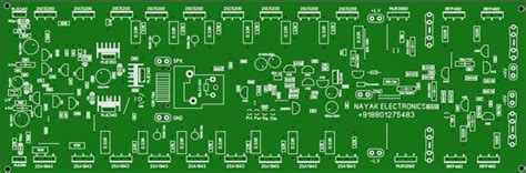 Nayak Lab 2500Watt Classs H Amplifier PCB Using IRF460 and 2SC2500 ...