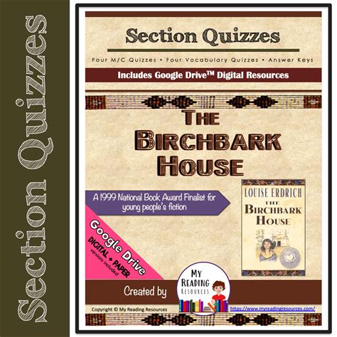 The Birchbark House Section Quizzes & Crossword Puzzles - My Reading ...