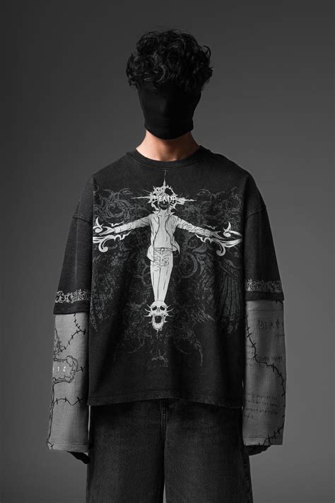 God Complex - Doc Sleeves Washed Tshirt – Sagacity international