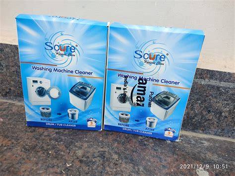 Scure Descaling Powder, Tub/Drum Cleaner For Top & Front Load Washing ...