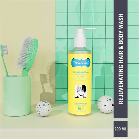 Buy Hair & Body Wash | Buriti & Tea Tree Oil | Teenilicious