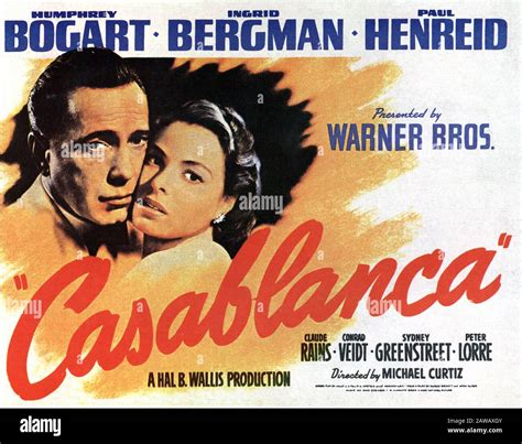 Original Casablanca Movie Poster