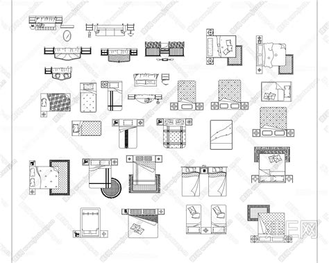 某现代风格室内住宅空间设计cad施工图