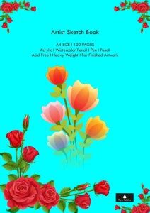 AARYANS 2 Artist Sketch_book A4 Size 100 Pages Drawing Notebook- (50 ...
