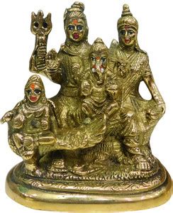 vinayakmoorti Shiv Family Idol Shiv Parivar Statue For Pooja Shiva ...