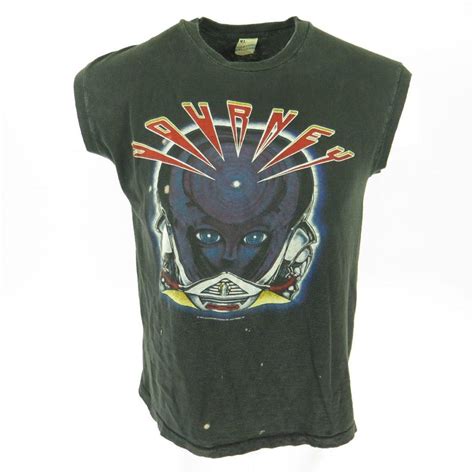 Vintage 80s Journey Raised on Radio T-Shirt XL 1986 Deadstock US World ...