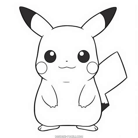 Disegni Facili Di Pikachu Disegno Di Caterpie Da Colorare Gratis
