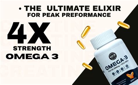 Kay19 Nutrition Triple Strength Omega-3 Fish Oil 2000mg with EPA 600mg ...