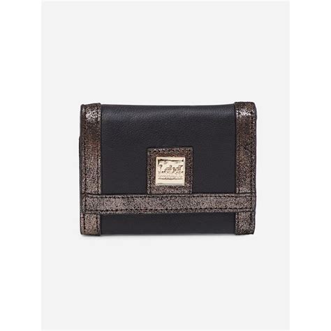 Buy Label Ritu Kumar Black Leather Wallet Online