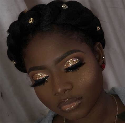 prom makeup dark skin