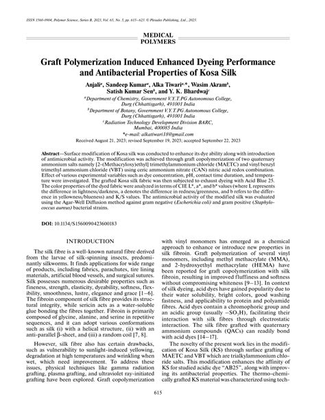 Image result for Silk Polymerization