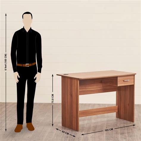 Buy Quadro Nxt Study Table - Brown from Home Centre at just INR 8950.0