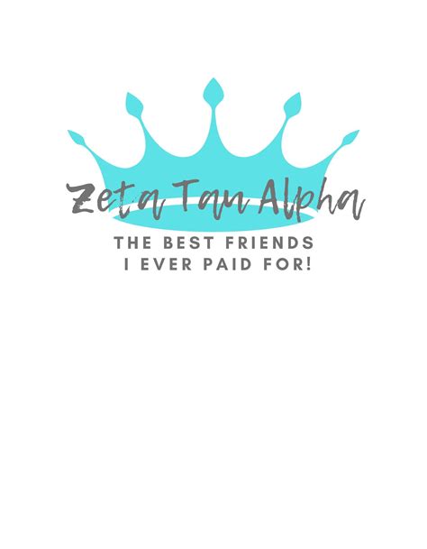 Zeta Tau Alpha Crown Symbol
