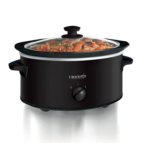 Crock-Pot® 3Qt. Oval Manual Slow Cooker, Black - 3730-B | Crock-Pot® Canada