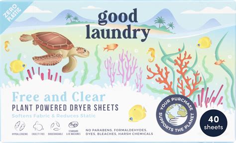 Amazon.com: HOME VICTORY Dryer Sheets: Free & Clear Unscented Laundry ...
