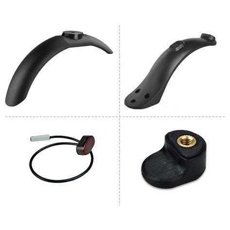 Bikight scooter wheel fender set for m365/pro electric scooter front ...