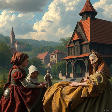 Luxurious 17th Century Hungarian Life in Vibrant F... - AI Art