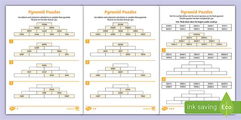 Number Pyramids Worksheet 的图像结果