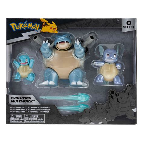 Pokemon Evolution Multipack Speelfiguren - Squirtle, Wartortle ...