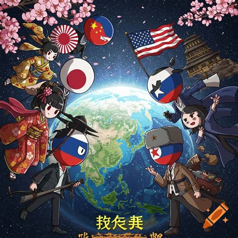 Japan, China, United States, Russia, North Korea, South Korea, and ...