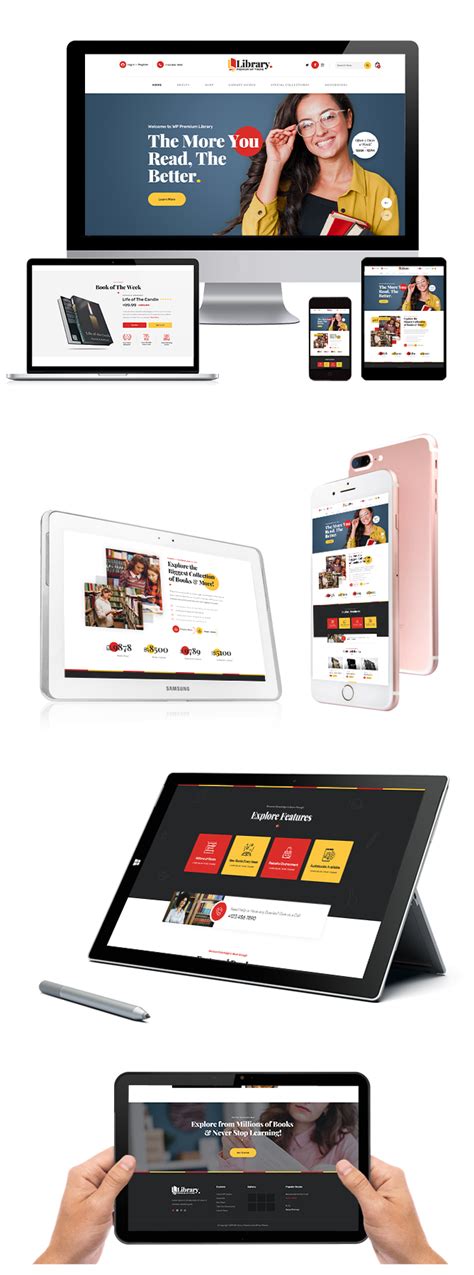 Library WordPress Theme for Libraries and Bookstores.