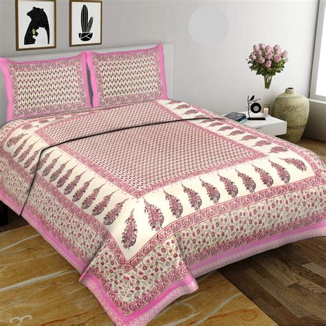 Fabricart 180 TC Super King Cotton Bedsheet (108in x 100in) Extra Large ...