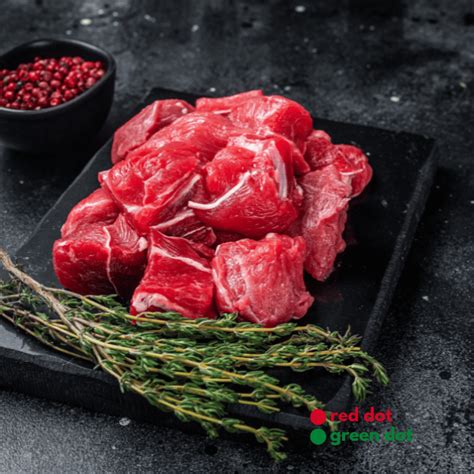 Goat Mutton Shoulder Bone-In Curry Cut 2x2 - Flavorful and Tender ...