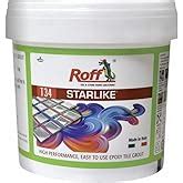Roff Resin Starlike T34 Epoxy Grout ( Steel Grey ) [5 Kg], 1 Bucket ...
