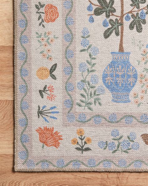 Rifle Paper Co. x Loloi Menagerie Rug | Camont Cream | Huck & Peck