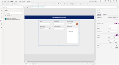 Power Apps Update Form 的图像结果