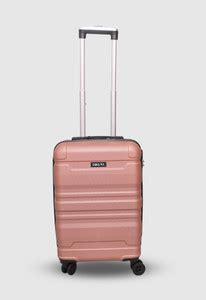Roamx Summit Spinner Cabin Suitcase 8 Wheels - 20 inch Rose Gold1 ...