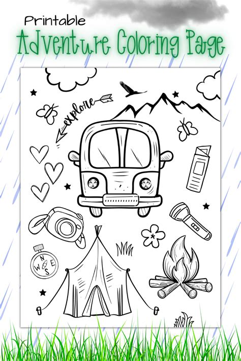 Adventure Coloring Sheets 的图像结果