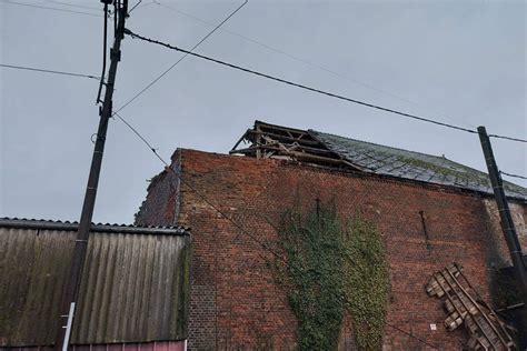 Frameries : La tempête provoque l'effondrement de la toiture d'un ...