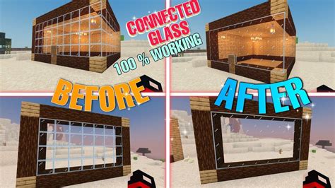 Connected Glass Texture Pack 1.17 Java 的图像结果
