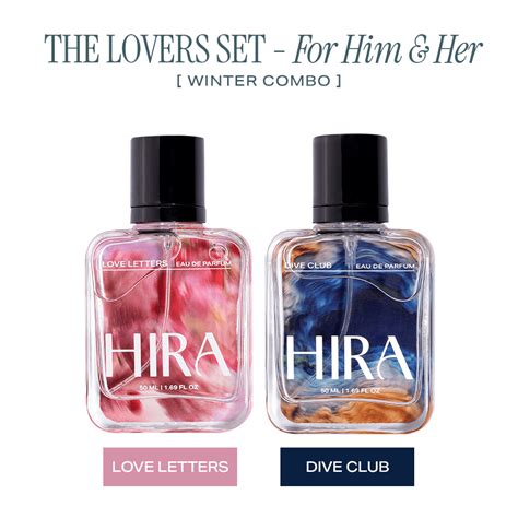 The Lovers Set for Him and Her - 2x50ml - HIRA FRAGRANCES